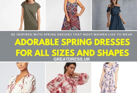 Vestidos de primavera adoráveis ​​para todos os tamanhos e formas